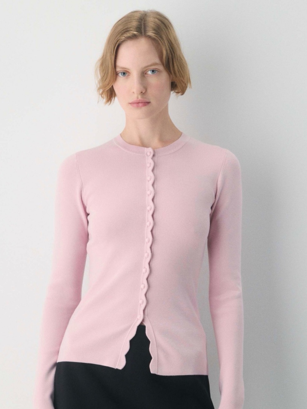 NWT Aritzia Wilfred Shelly Caridigan Dusty Pink XS